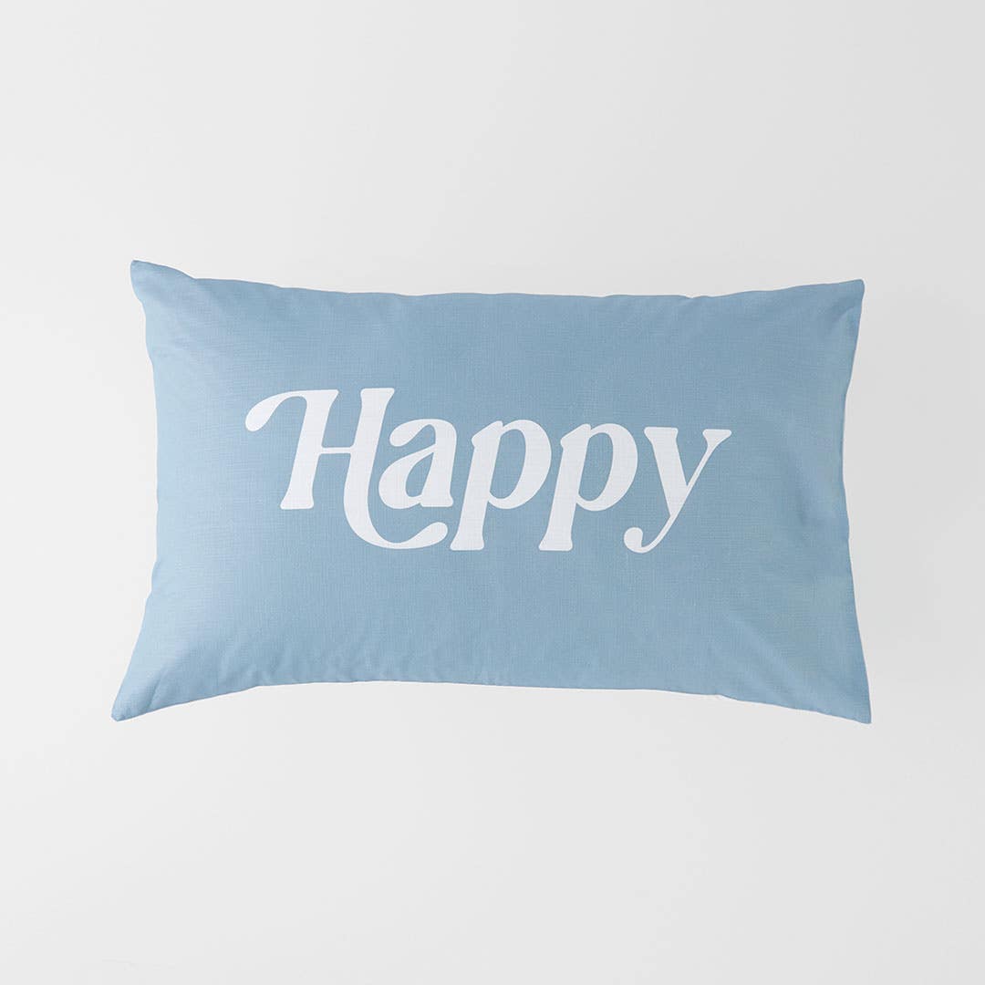 Happy/Crappy Standard Pillowcase