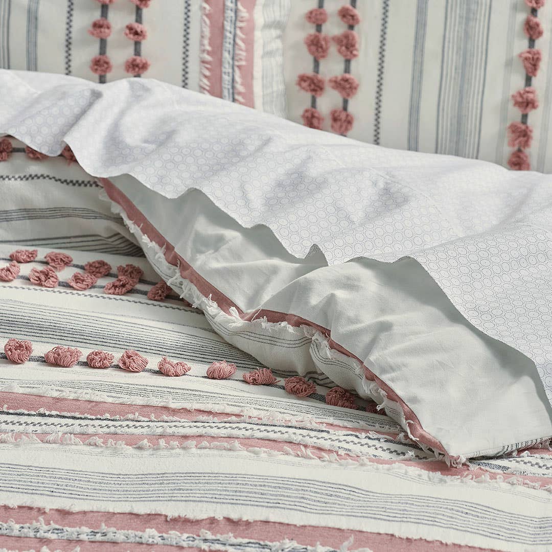 Chantico Quilt Cover - Rust Grey