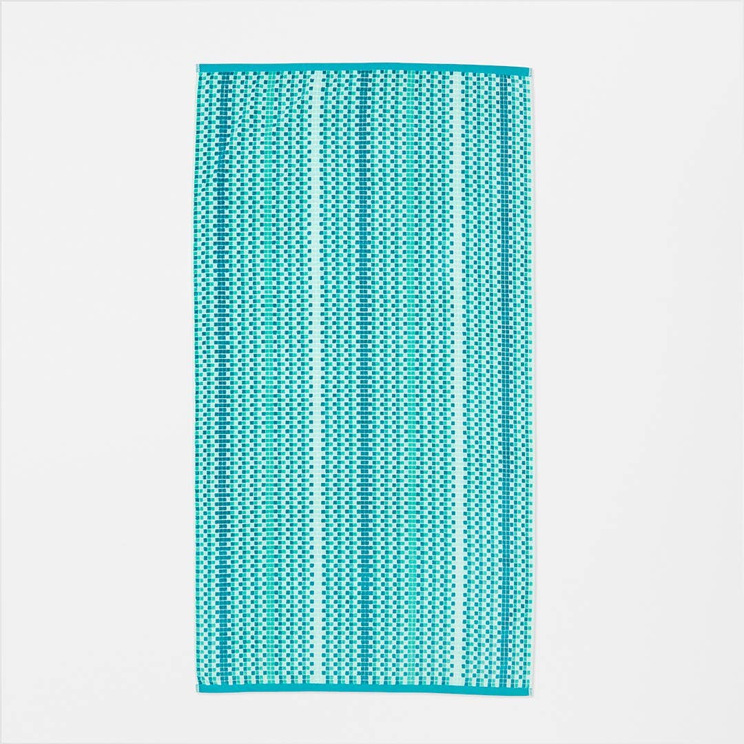 Tessarae Beach Towel - Turquoise Multi