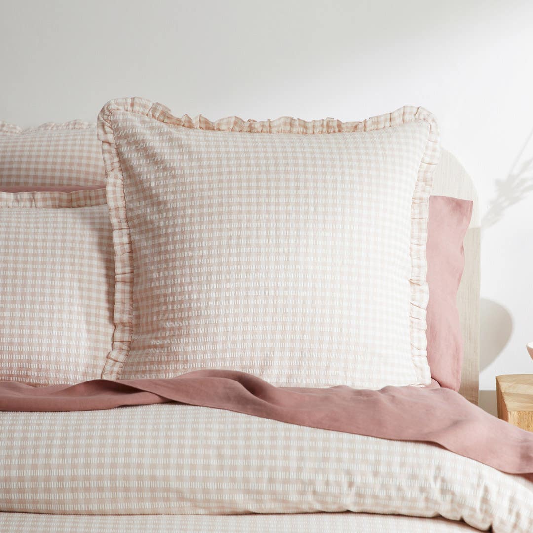 Eliza Quilt Cover - Blush