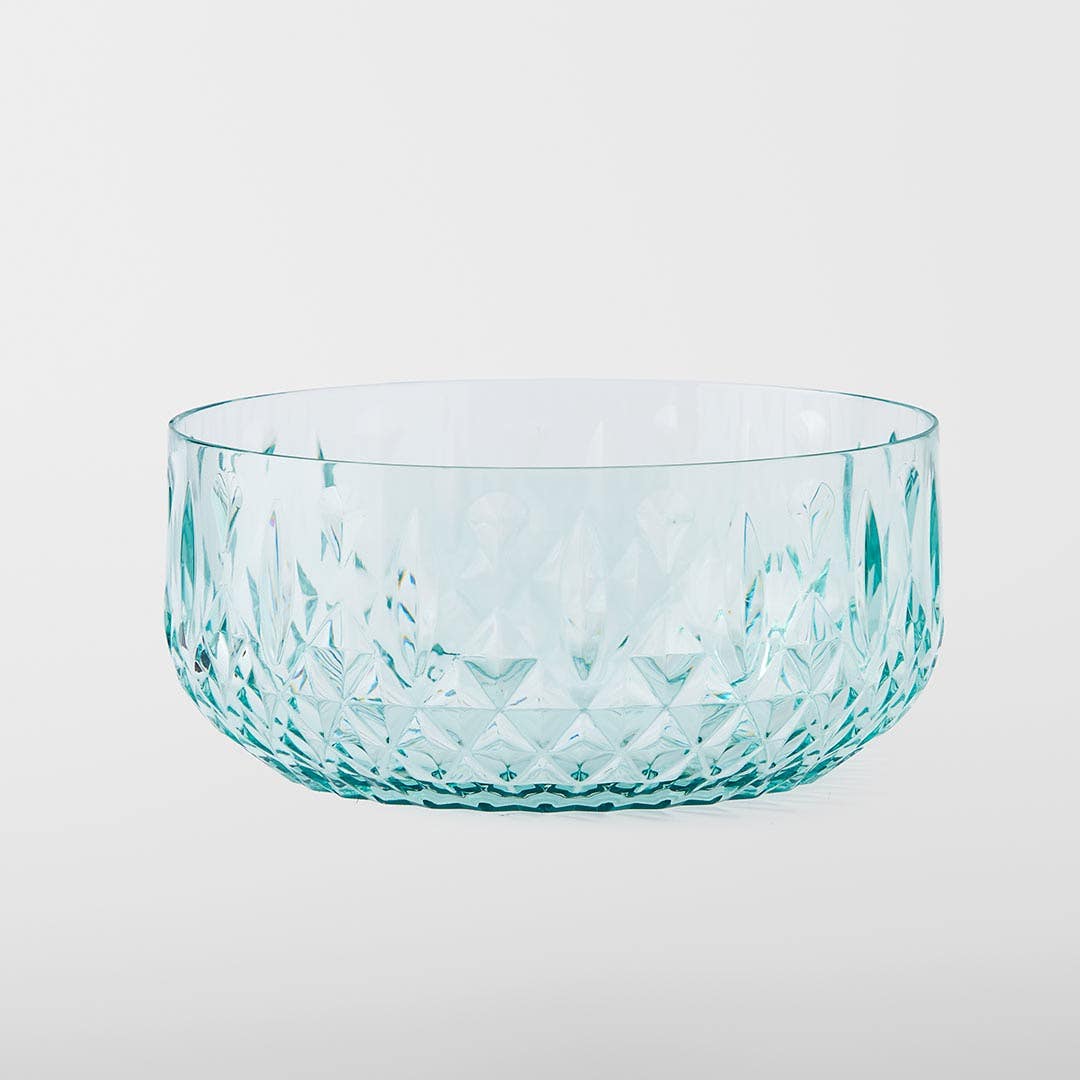 Crystal Look Salad Bowl - Green