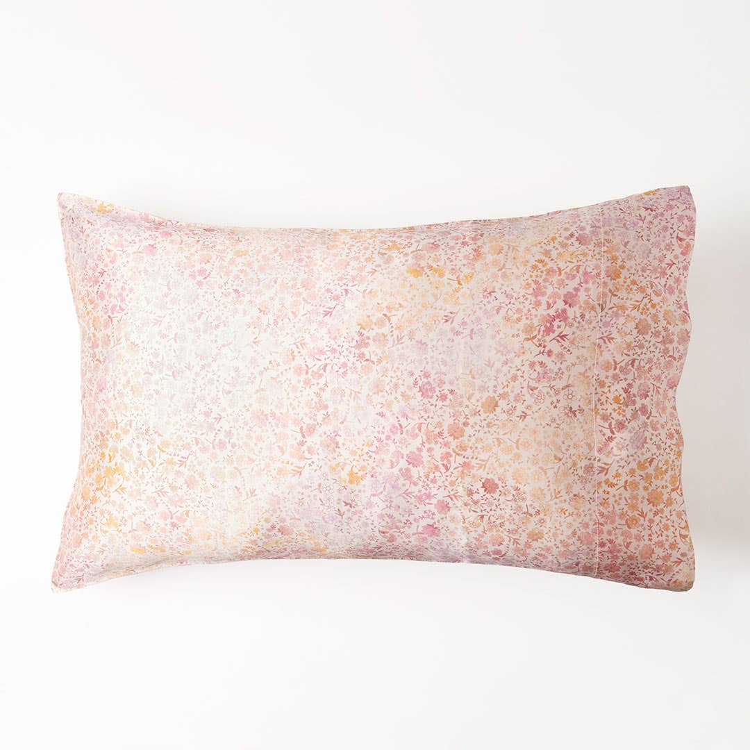 Silk Print Pillowcase - Blush