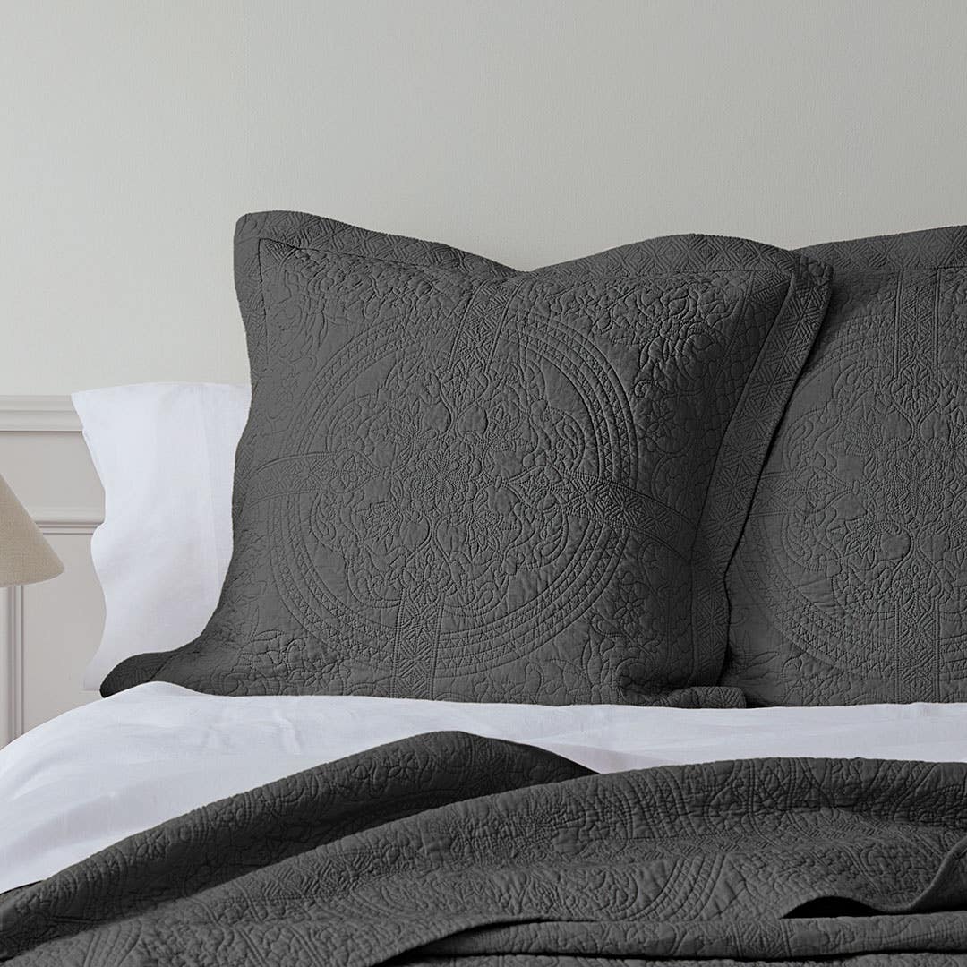 Artemida Bedspread - Charcoal