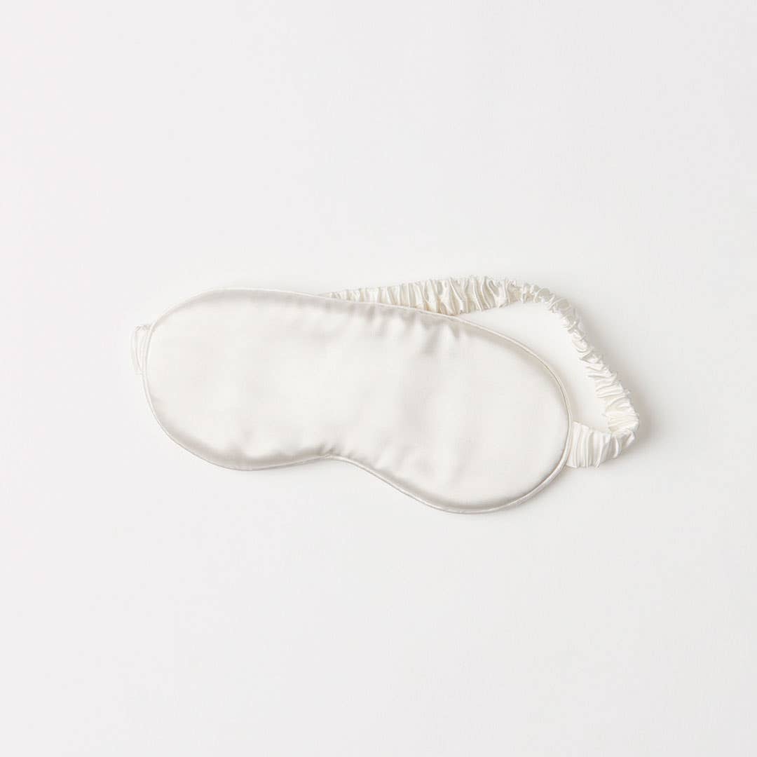 Silk Eye Mask - Ivory