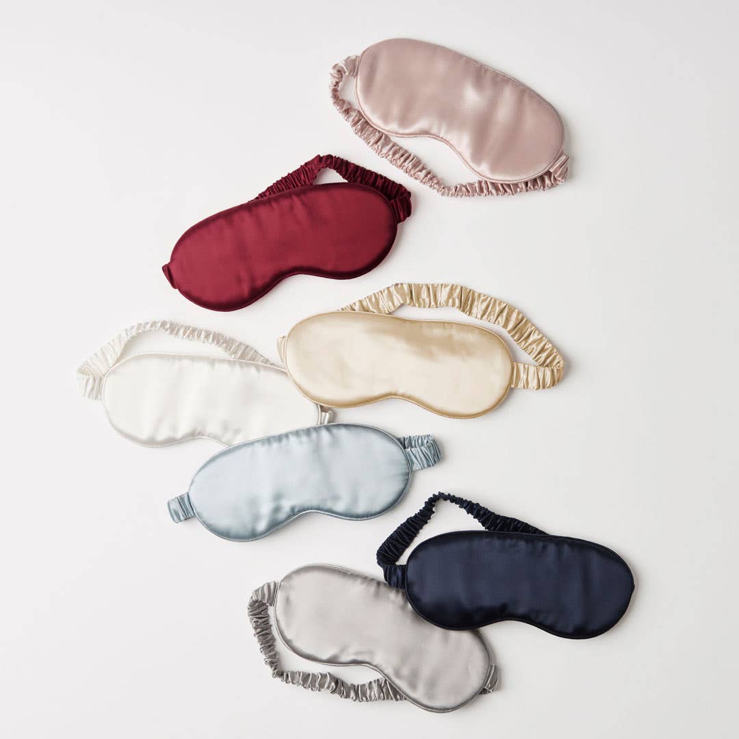 Silk Eye Mask - Oyster