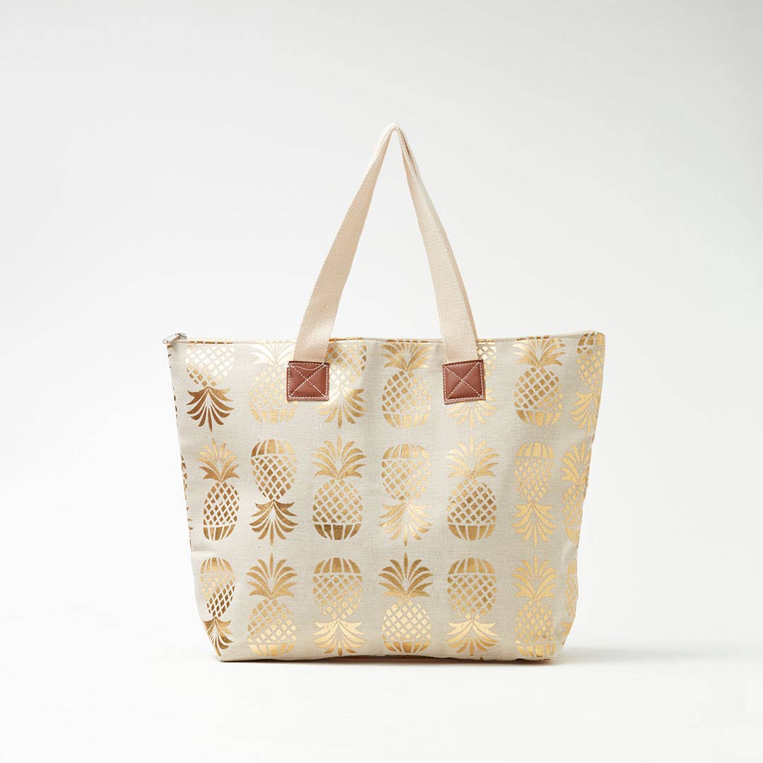 Jazzy Pineapple Tote Bag