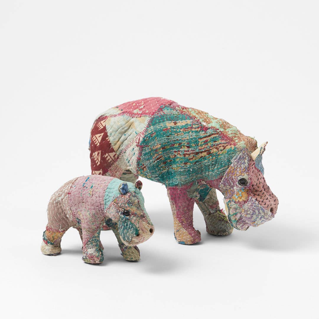 Patchwork Hippo - Large