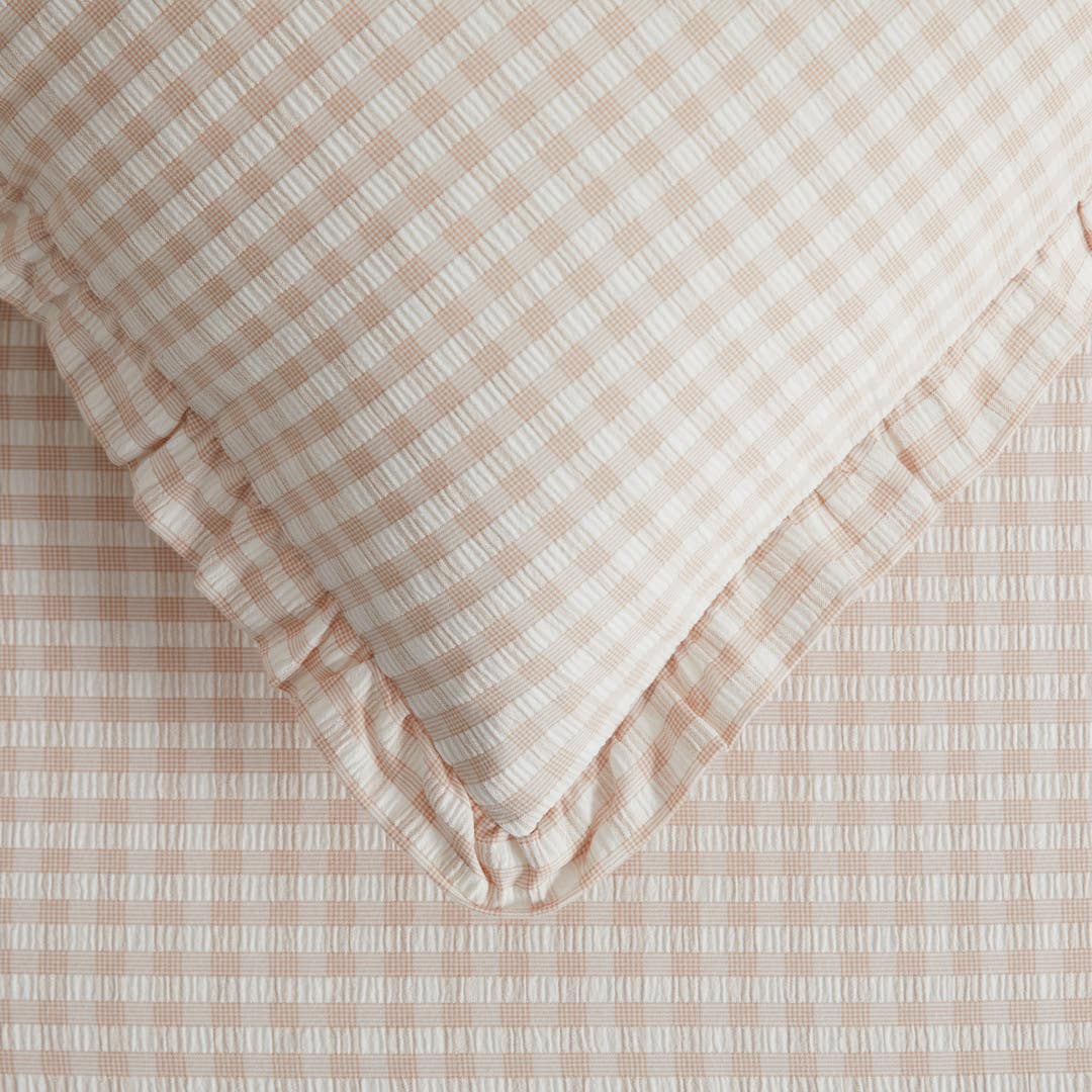 Eliza Quilt Cover - Blush