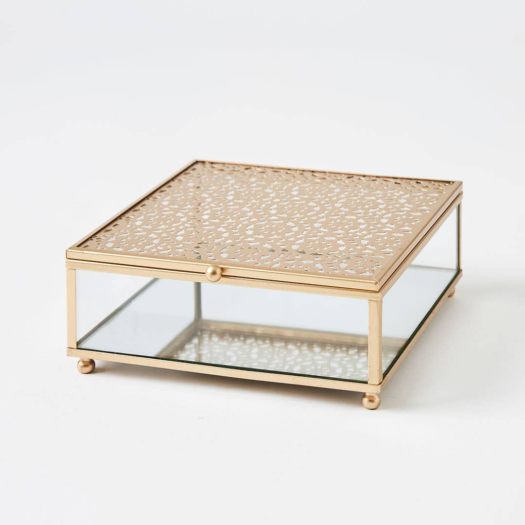 Lela Square Jewellery Box - Medium