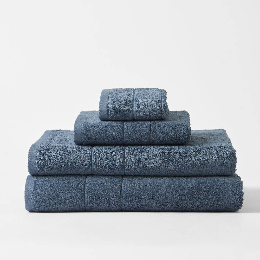 Egyptian Bliss Towel - Bluestone