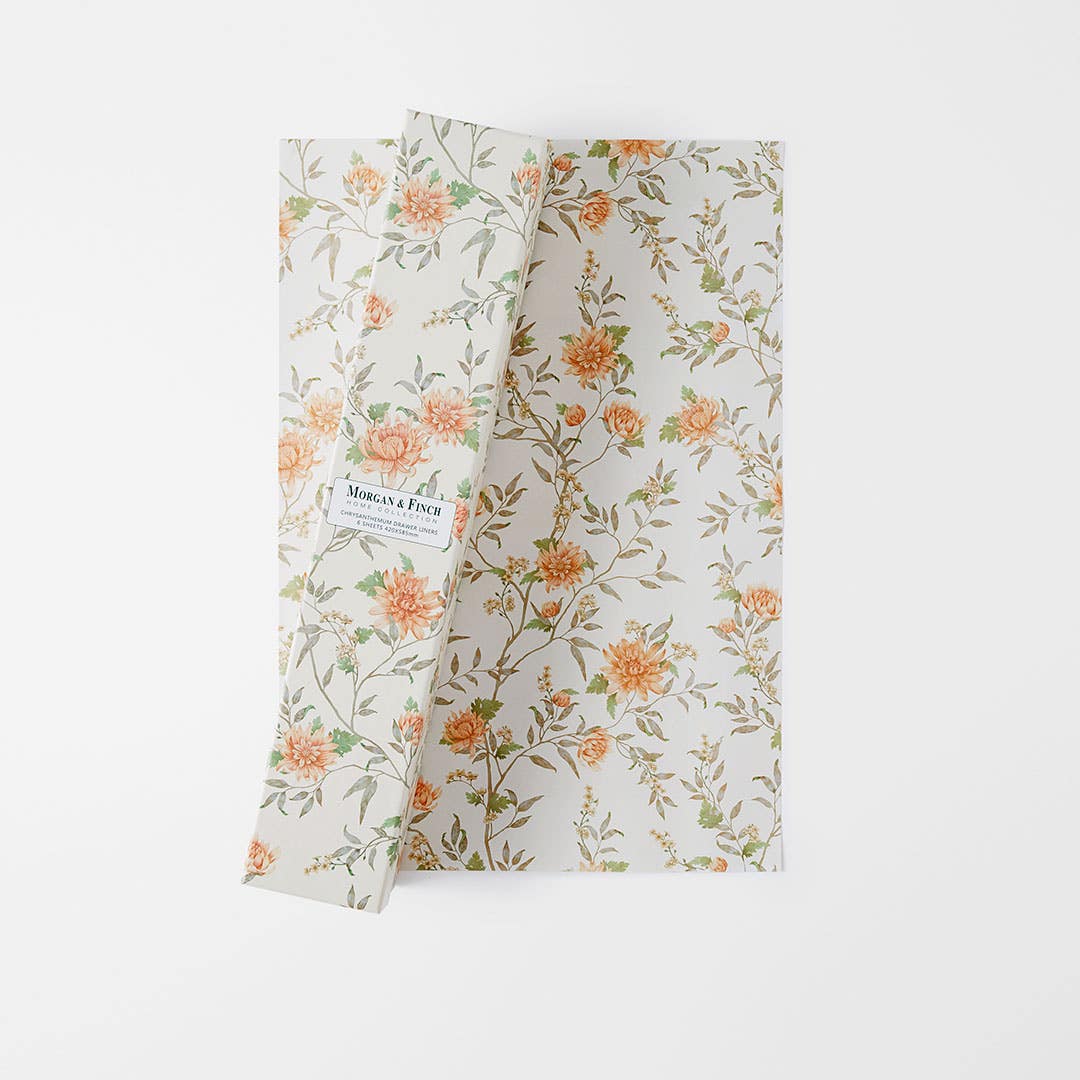 Chrysanthemum Drawer Liners