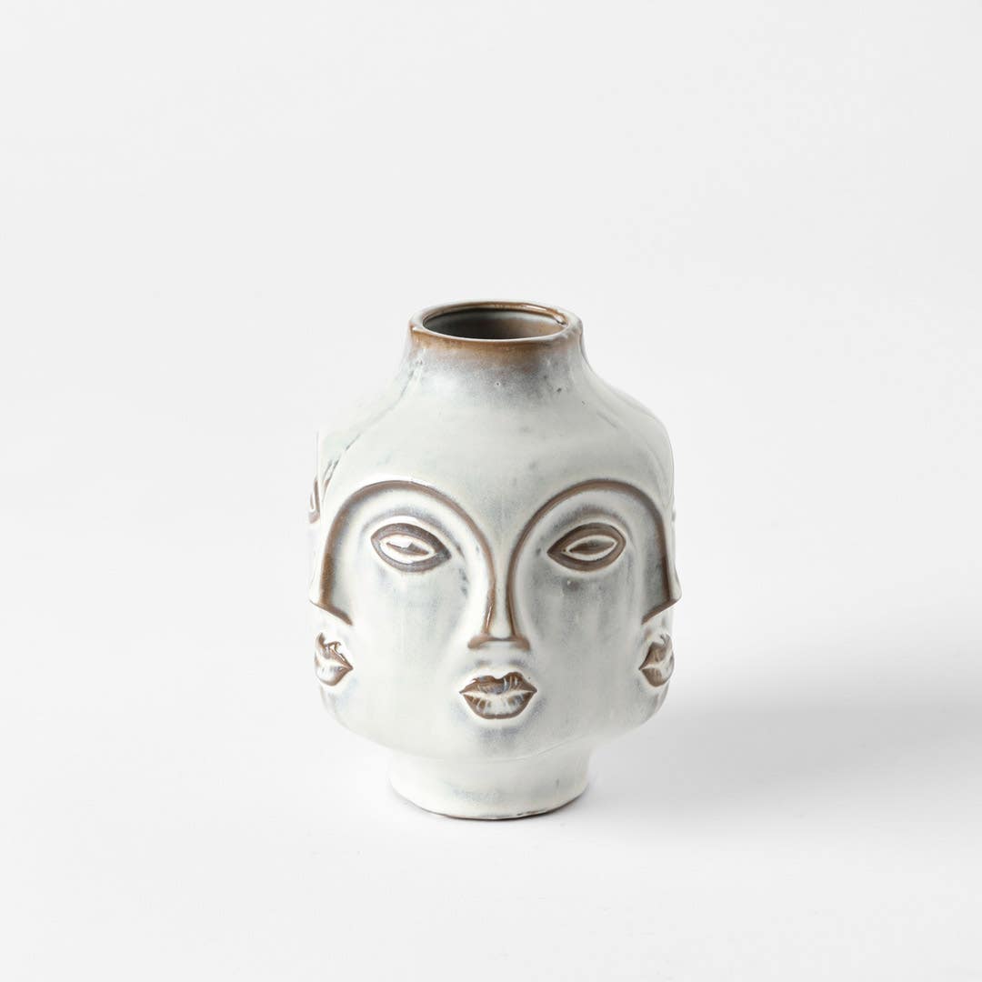 Rosetta Face Vase - Small