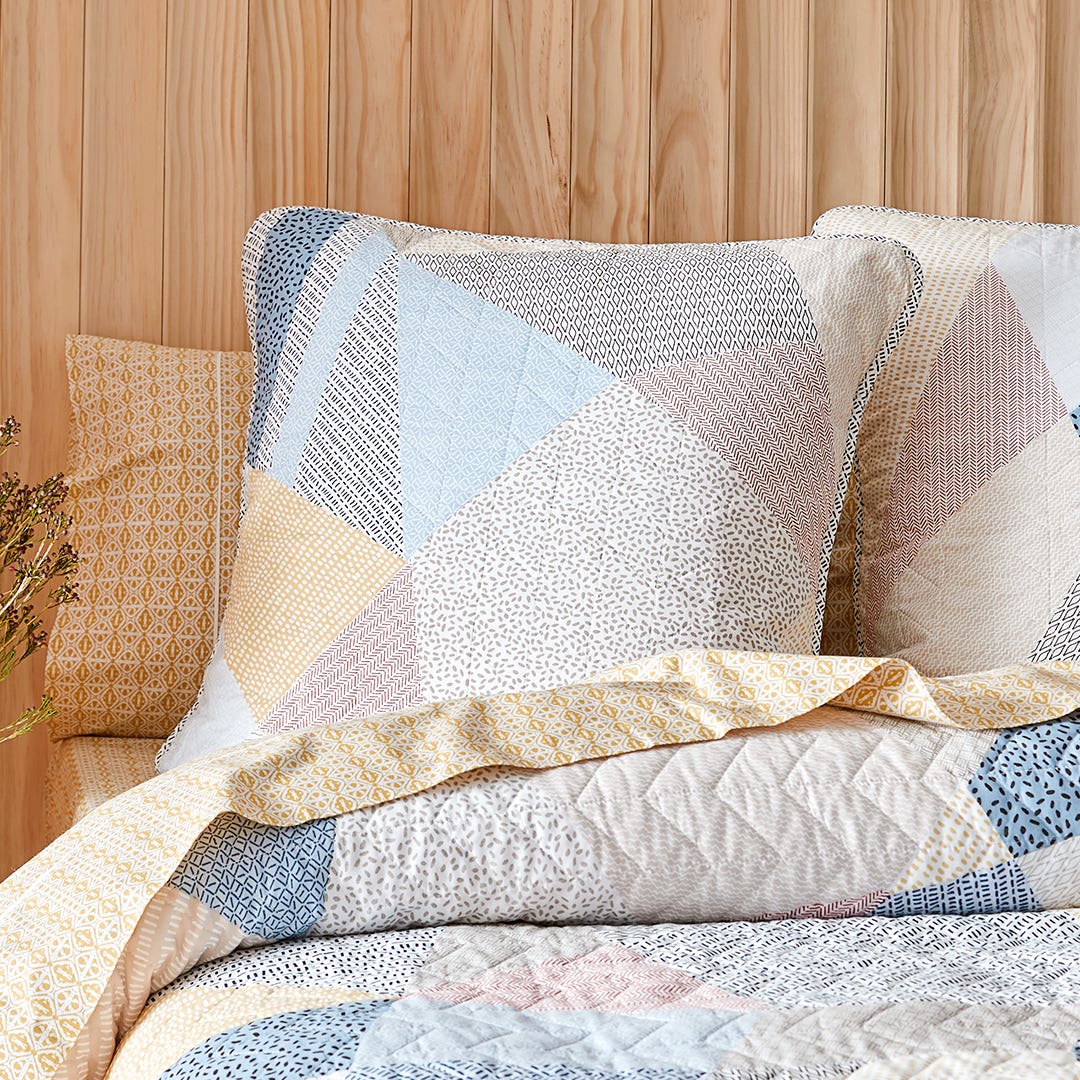 Takashi Quilt Cover - Multi Colour